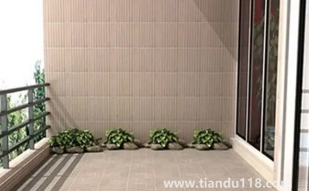 陽(yáng)臺(tái)是貼墻磚還是刷白(陽(yáng)臺(tái)貼什么顏色的墻磚好看)(圖2) 陽(yáng)臺(tái)是貼墻磚還是刷白2