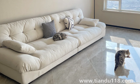 2米8的沙發(fā)適合多大客廳(2米8直排沙發(fā)買多大地毯)(圖2) 2米8的沙發(fā)適合多大客廳2